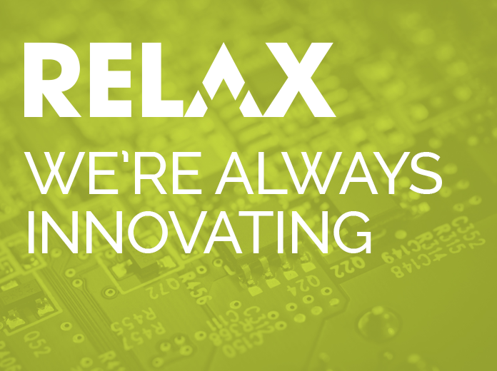 Relax, we're always innovating (Text Graphic)